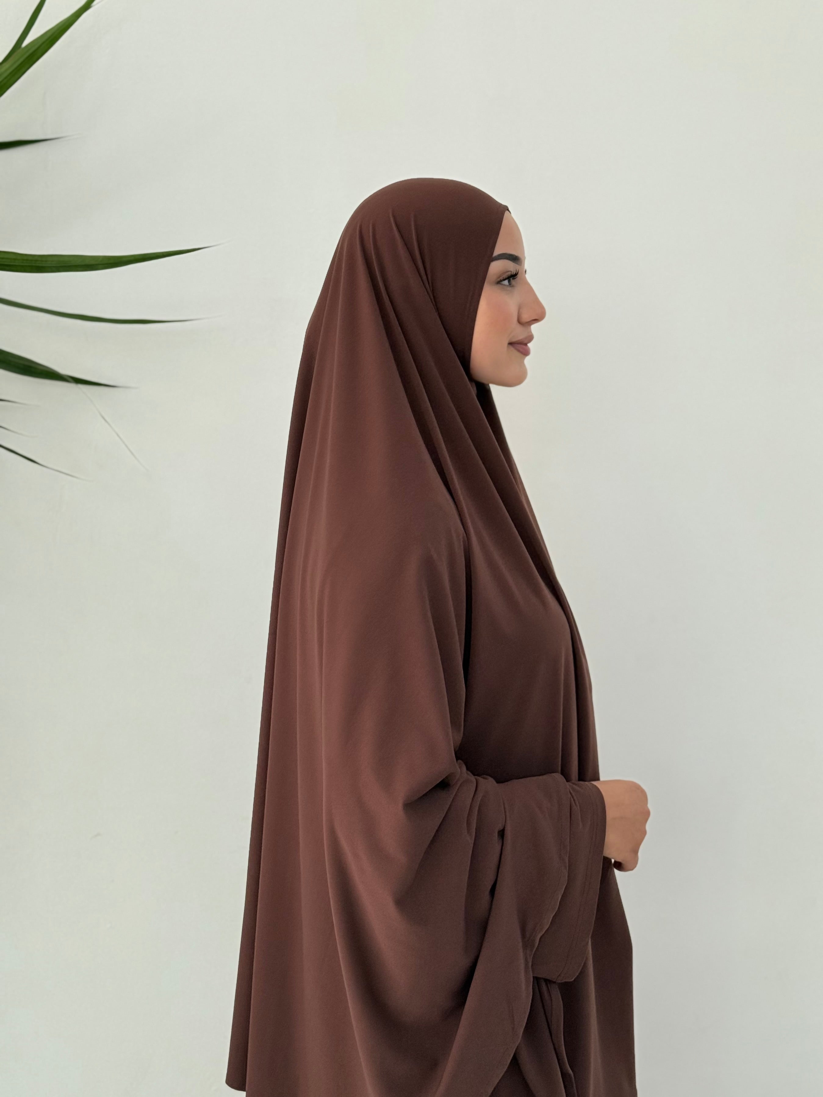 Abaya & Khimar INAYA - Marron