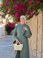 ROBE ALMA - VERT MILITAIRE
