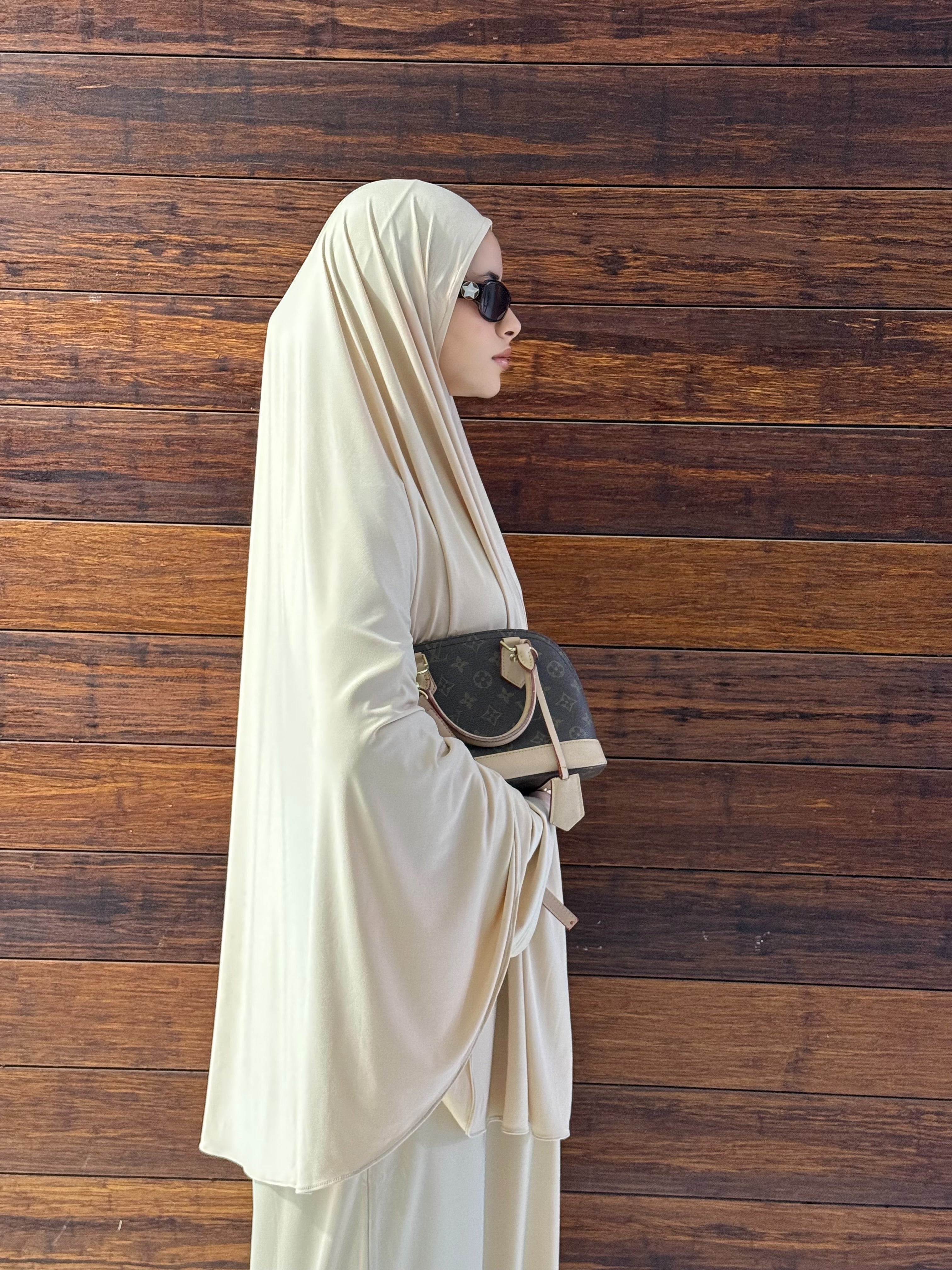 ABAYA & KHIMAR INAYA - BEIGE