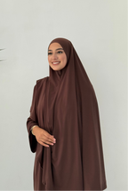 Abaya & Khimar INAYA - Marron