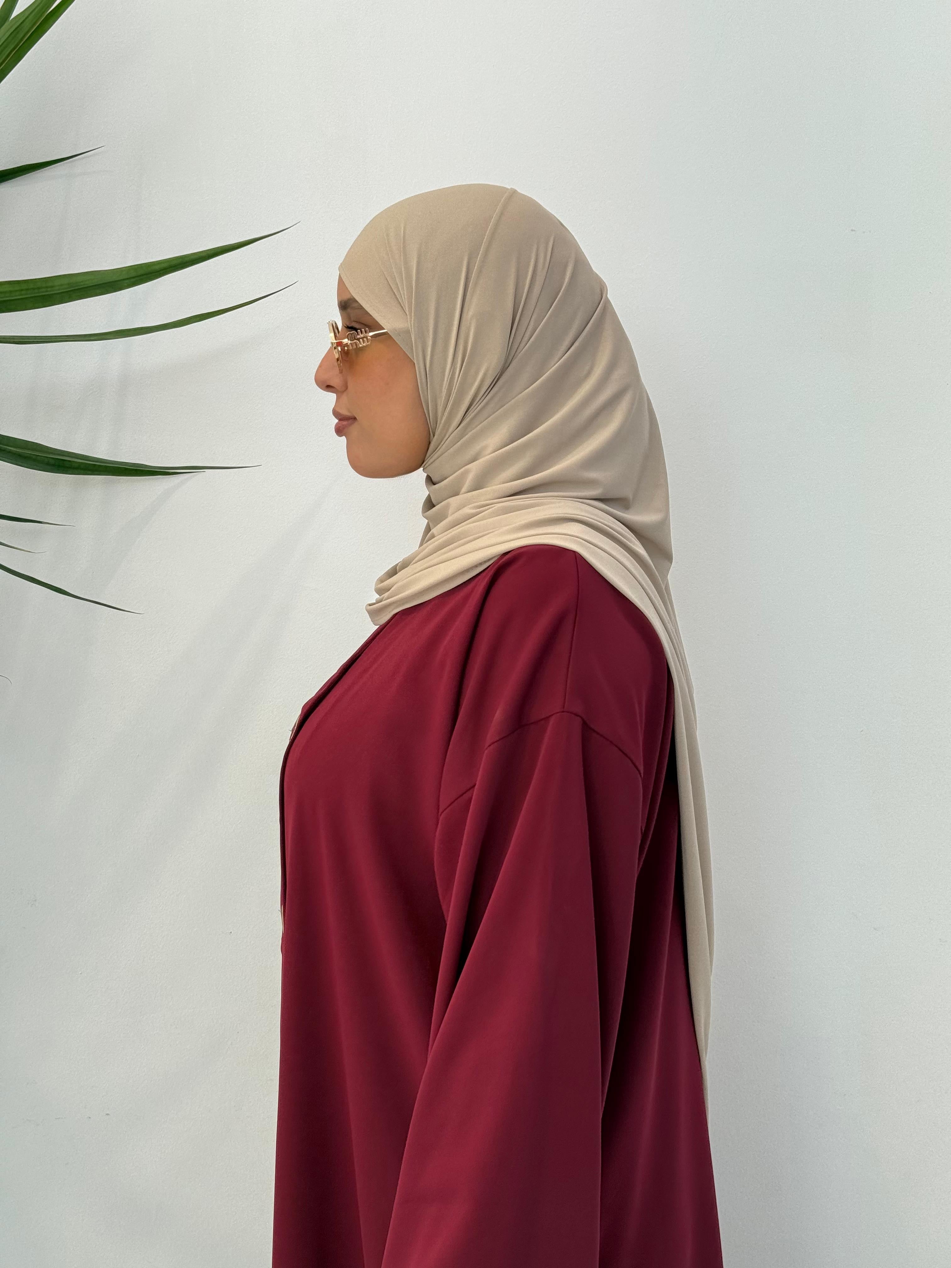 Abaya SAFAE - Burgundy (Disponible en précommande)