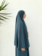 Abaya & Khimar INAYA - Bleu Pétrole