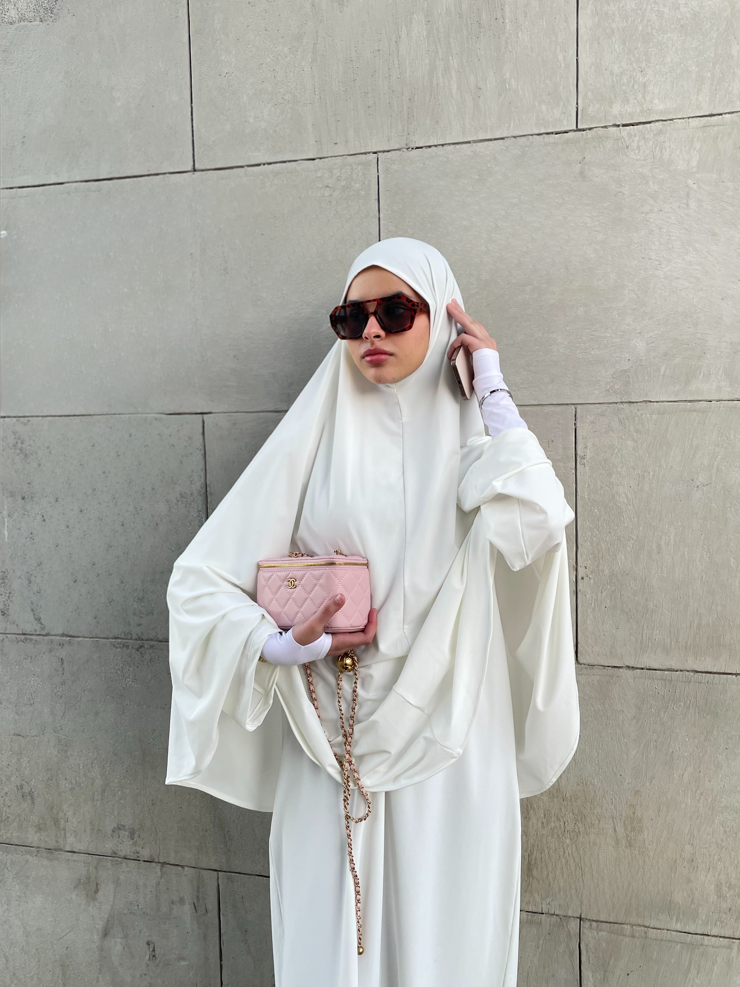 Abaya & Khimar INAYA - Blanche