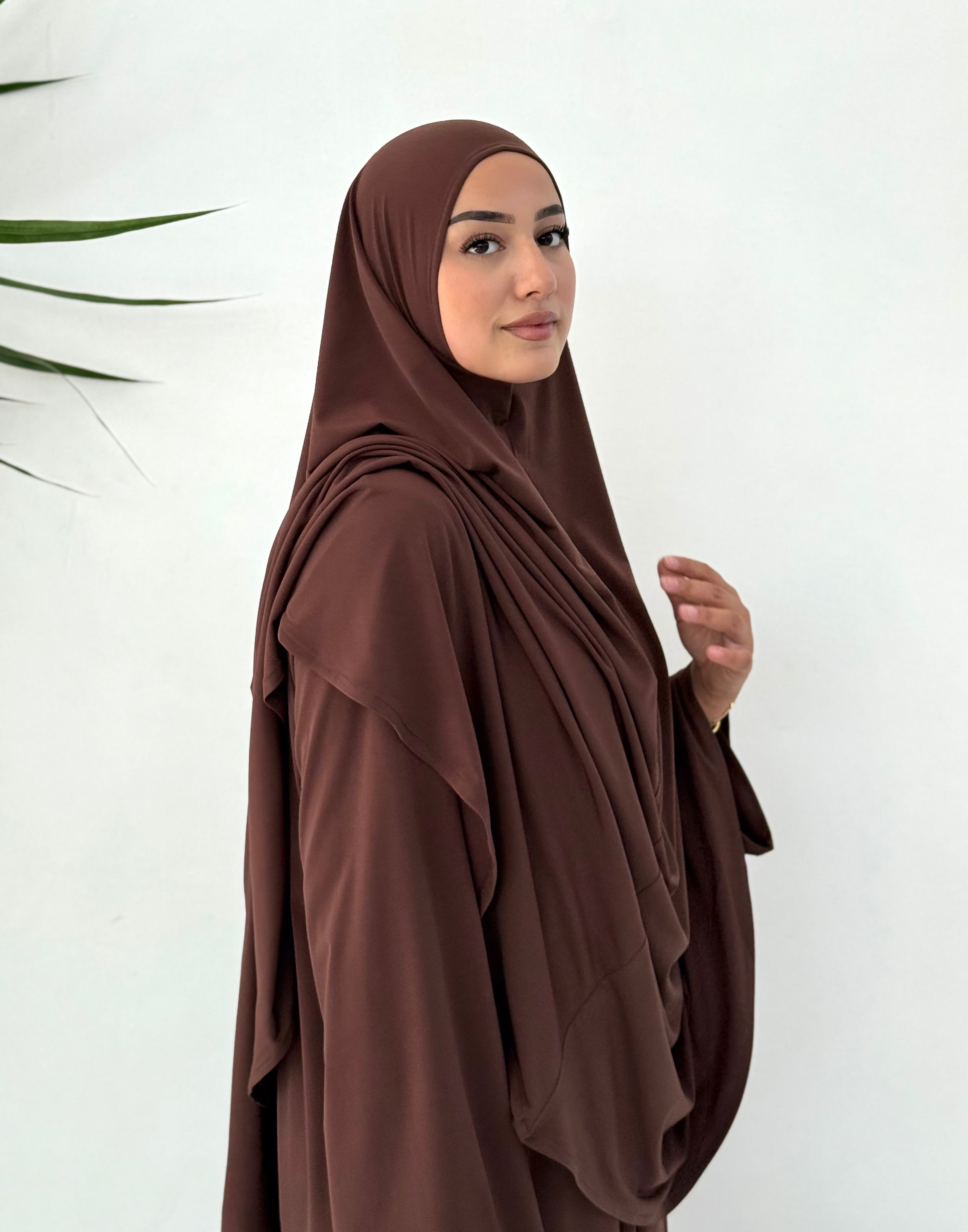 Abaya & Khimar INAYA - Marron