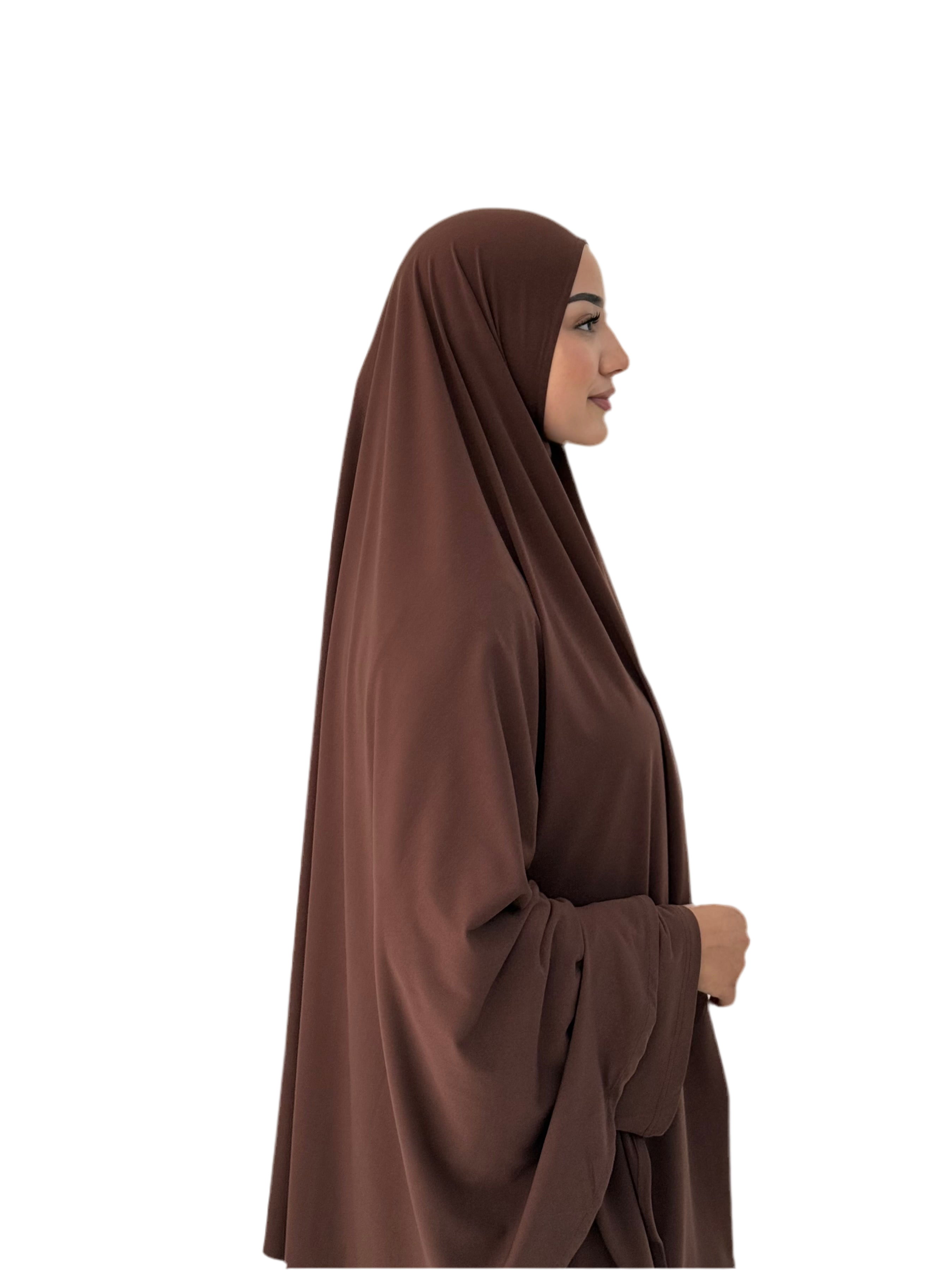 Abaya & Khimar INAYA - Marron