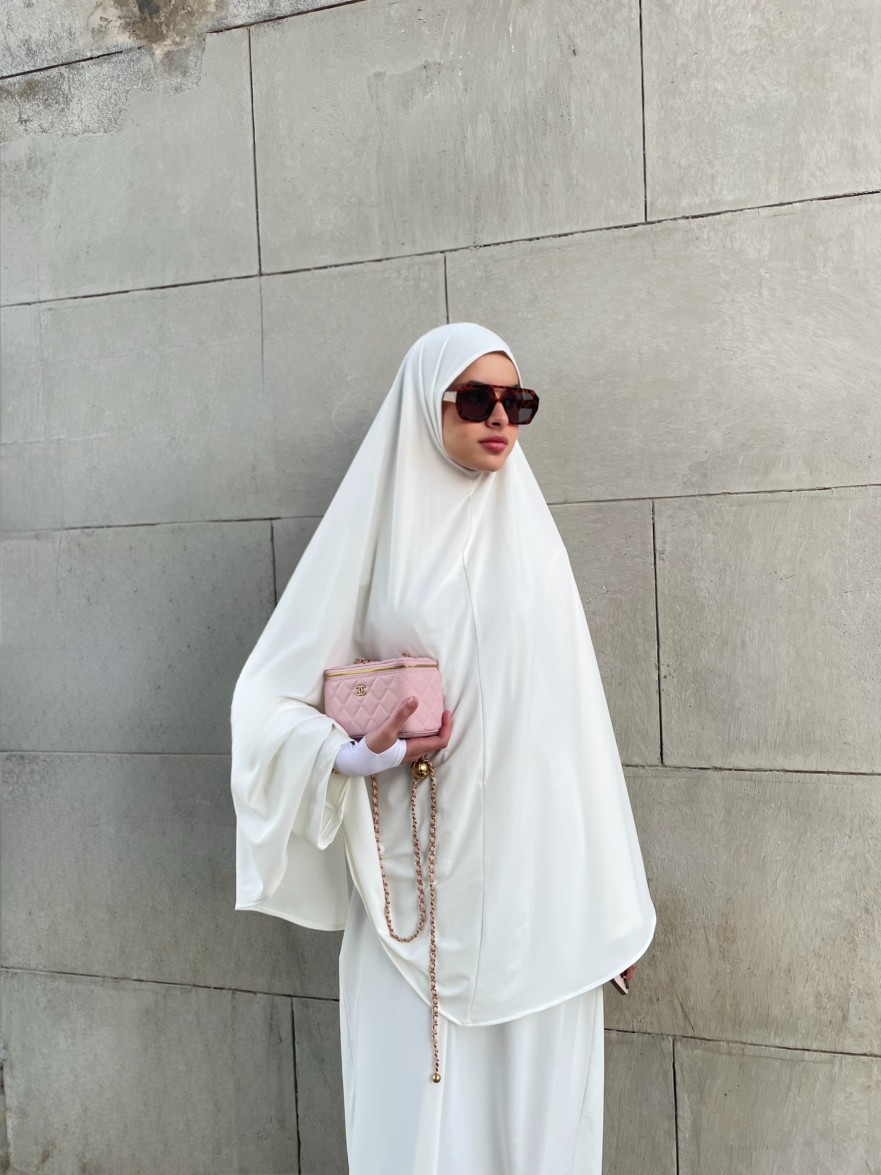 Abaya & Khimar INAYA - Blanche