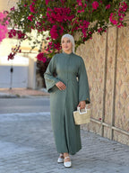 ROBE ALMA - VERT MILITAIRE